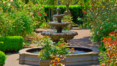 fontaine de jardin